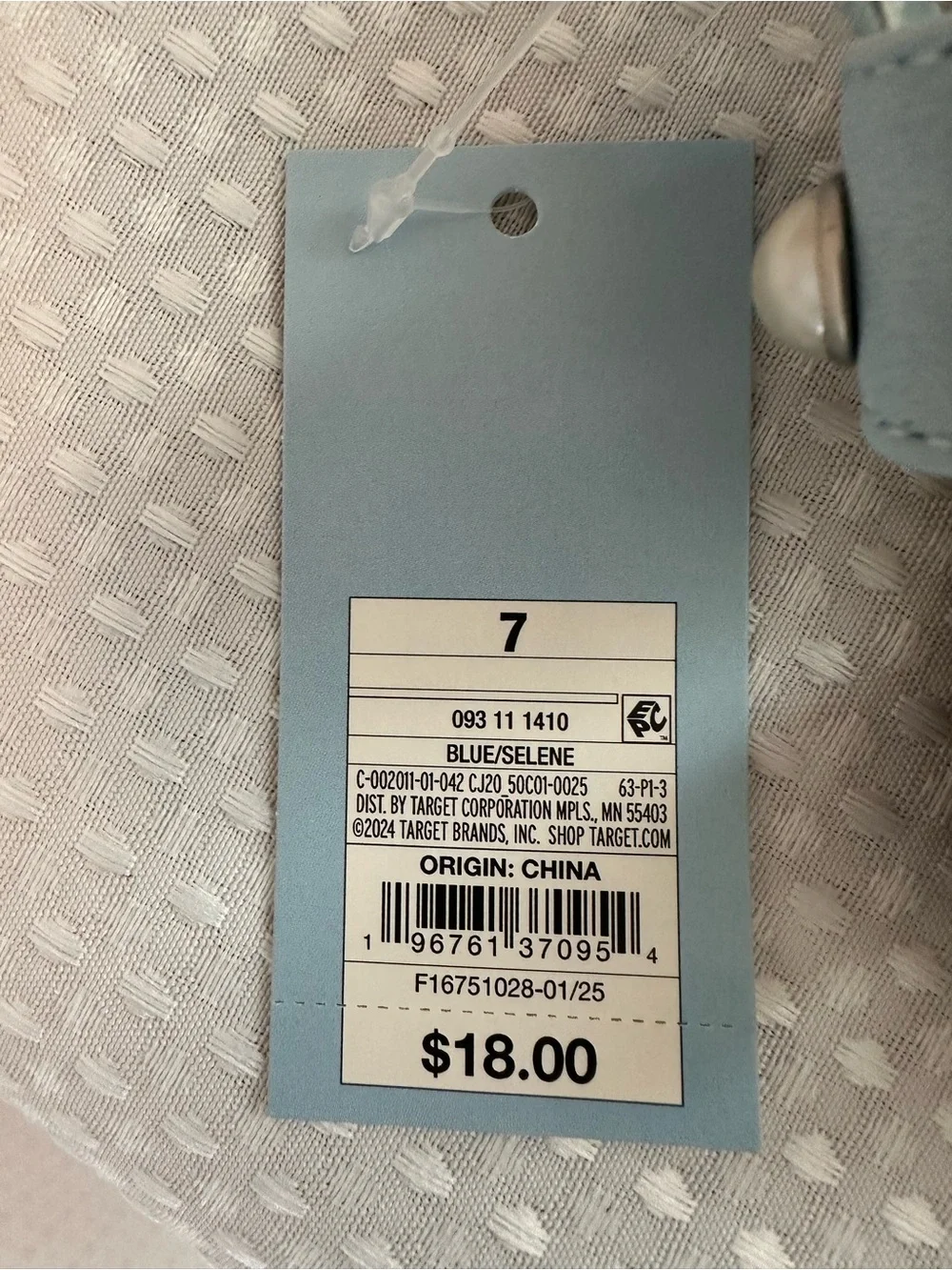 Cat & Jack Light Blue Pearl-Stud Sandals NEW Toddler Size 7